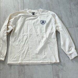 Men's White Long Sleeve Shirt